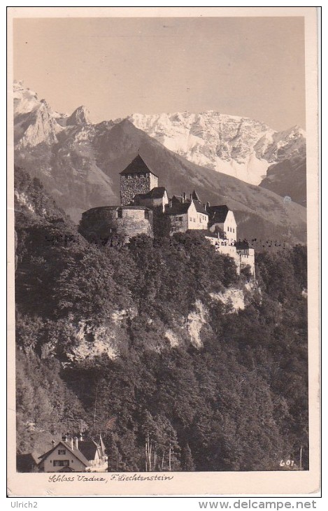 AK Schloss Vaduz - 1938 (9486) - Liechtenstein