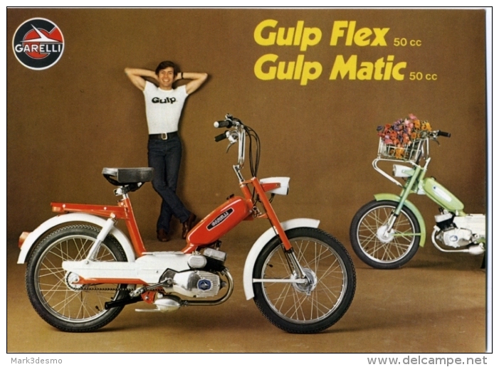 Garelli GULP 50 FLEX - MATIC 1971 Depliant Originale Genuine Brochure Prospekt - Motorräder