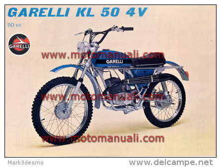 Garelli KL 50 4V 1969 Cross Depliant Originale Genuine Brochure Prospekt - Motorräder