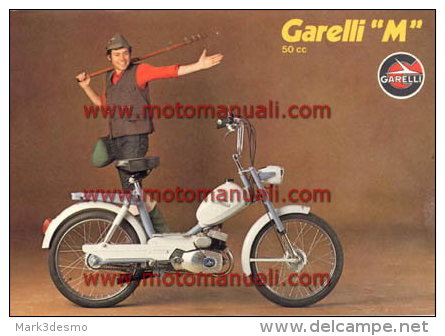 Garelli M 50 1971 Depliant Originale Genuine Brochure Prospekt - Motorräder