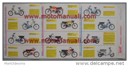 Garelli PRODUZIONE - PRODUCTION  1965 OK GARELLI: Depliant Originale Genuine Brochure Prospekt - Motorräder