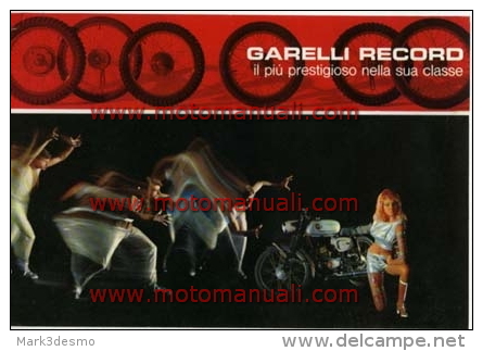 Garelli RECORD 50 1967 Depliant Originale Genuine Brochure Prospekt - Motos