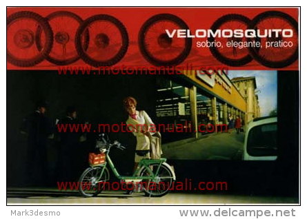 Garelli VELOMOSQUITO 49 1967 Depliant Originale Genuine Brochure Prospekt - Motorräder