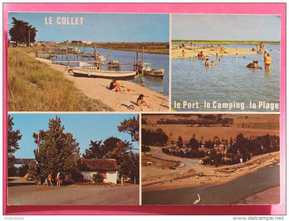 BOURGNEUF EN RETZ - Le Port Le Camping La Plage Du Collet - Bourgneuf-en-Retz