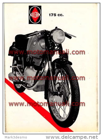 GILERA 175 G Moto Depliant Originale Genuine Brochure Prospekt - Motorräder