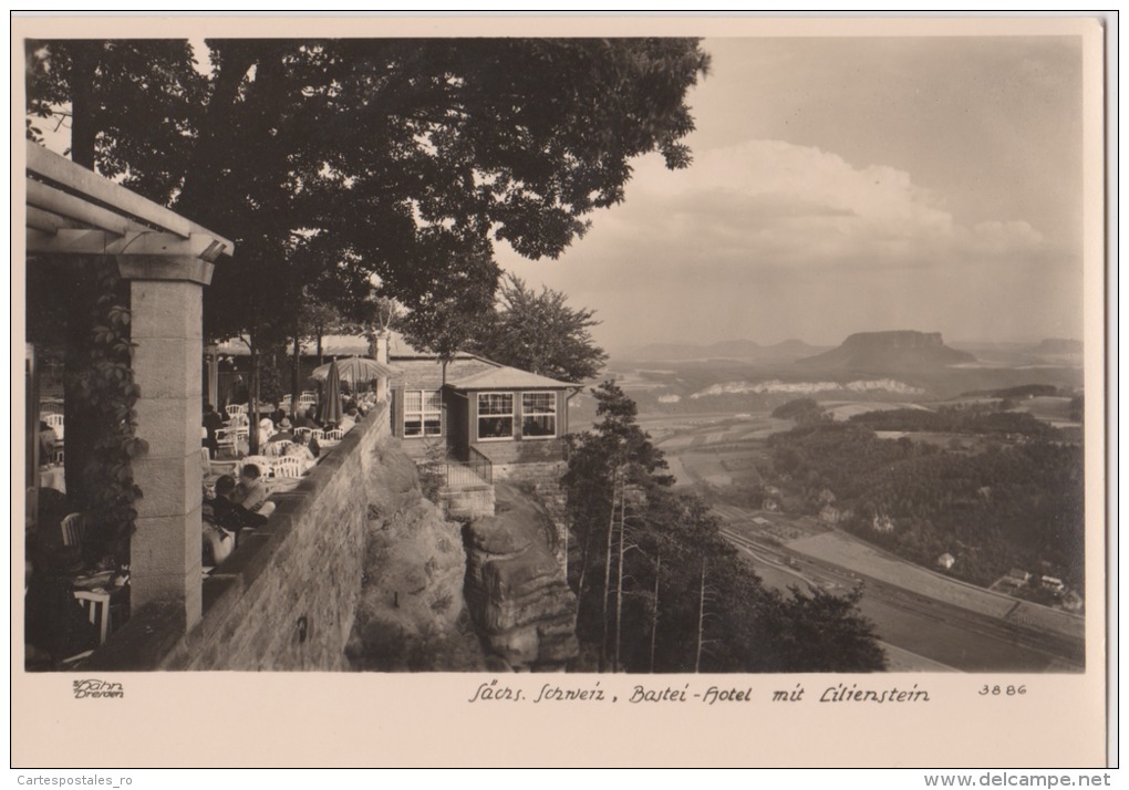 Wehlen-Bastei-hotel Mit Lilienstein-unused-perfec T Shape - Wehlen