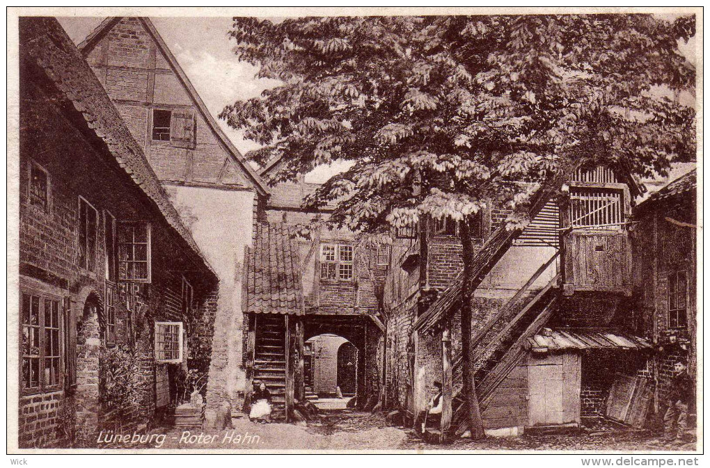 AK Lüneburg -Roter Hahn  -Lüneburg Bei Bergen, Celle, Hannover -ROTER HAHN  -selten !!! - Lüneburg