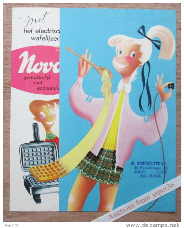 Brochure "NOVA  Wafels" 1956 (Gaufres) - Verzamelingen