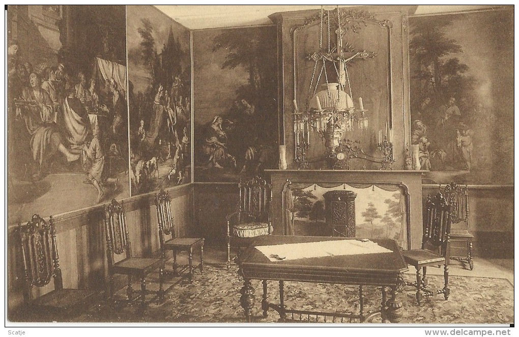 Uytbergen    Schilderijen Door Brunet In De Pastorij ;  1920 - Berlare