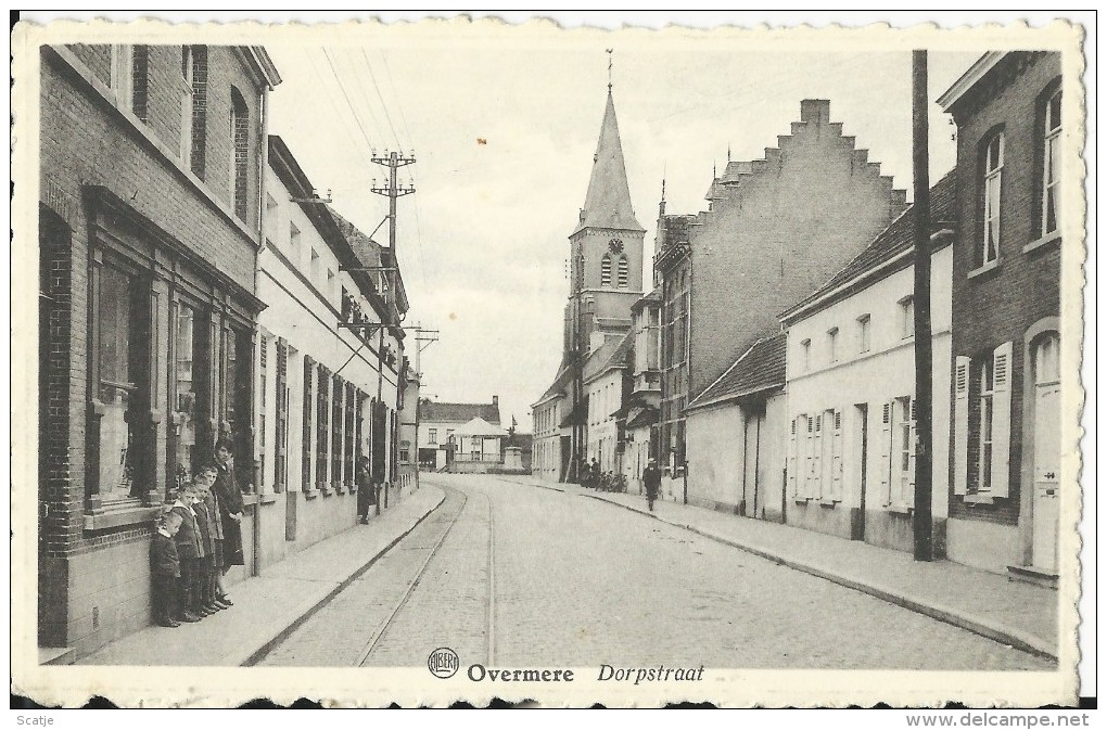 Overmere    Dorpstraat;   1912 - Berlare