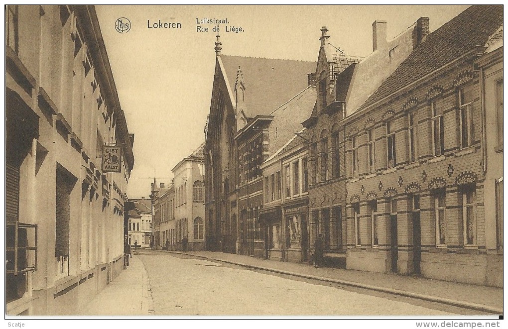 Lokeren   Luikstraat  1913 - Lokeren