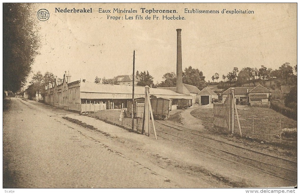 Nederbrakel    Eaux Minerales TOPBRONNEN;  1926 - Brakel