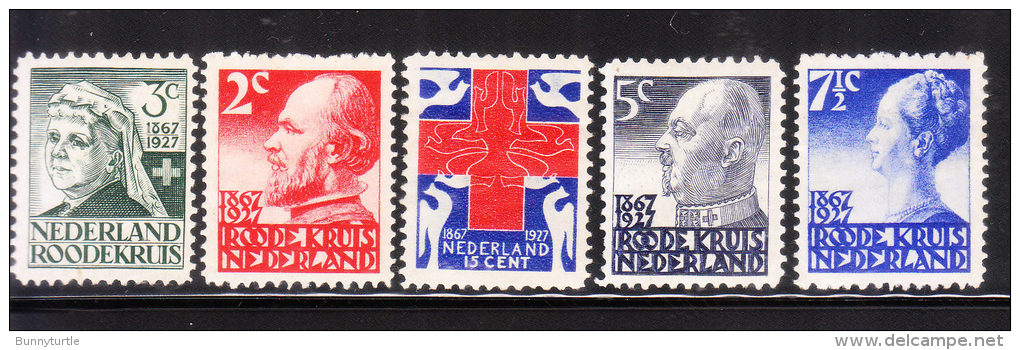 Netherlands 1927 60th Anniversary Red Cross Society Mint - Unused Stamps