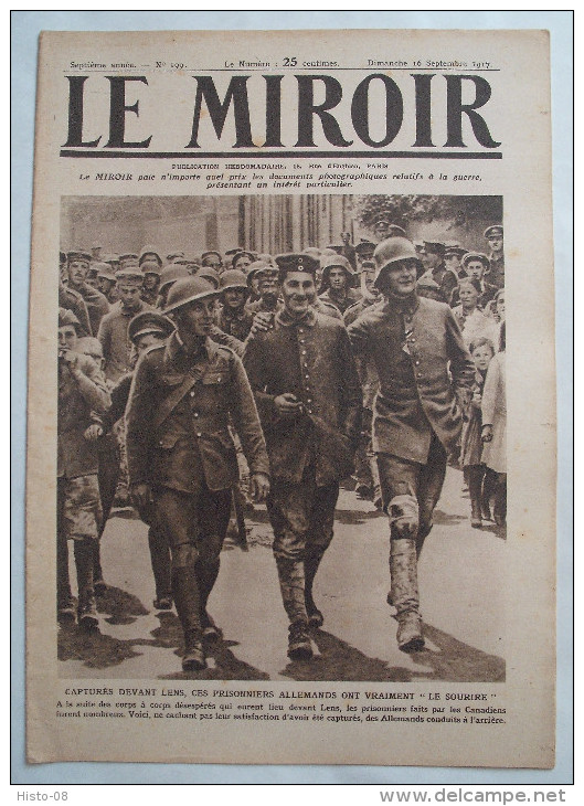 WW I:LE MIROIR;1917: LENS..REVOLUTION RUSSE..ITALIE..MACEDOINE..FRONT..Etc.. - Informations Générales