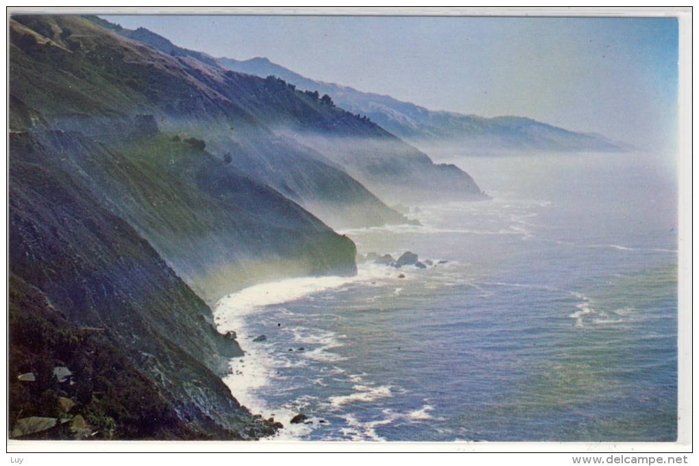 MISTY TRAIL Along Wonderful Highway 1, California, CA - American Roadside