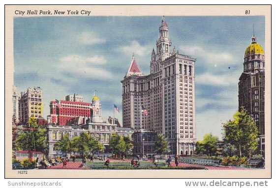 New York City Hall Park - Lugares Y Plazas