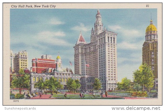 New York City Hall Park - Parchi & Giardini