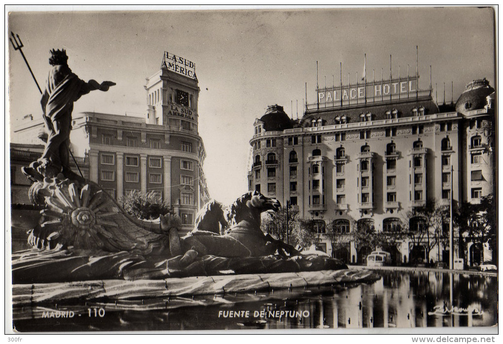 CP ESPAGNE Madrid  Fuente De Neptuno Palace Hotel - Melilla