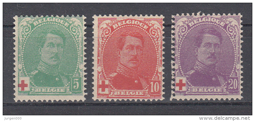 Nr 129/131 **, Cote = 65 € (X16750) - 1914-1915 Croix-Rouge