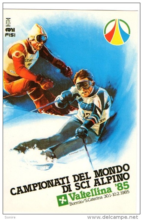 BORMIO VALTELLINA - CAMPIONATI DEL MONDO DI SCI ALPINO 1985 - C945 - Sondrio