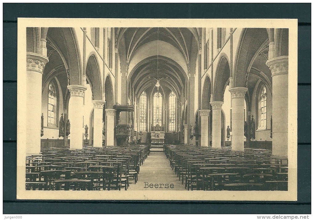 BEERSE: Binnenzicht Der Kerk, Niet Gelopen Postkaart (Uitg Kempische Papierhandel) (GA18836) - Beerse