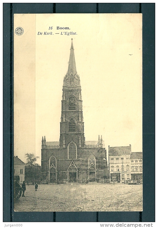 BOOM: De Kerk, Gelopen Postkaart (GA18933) - Boom