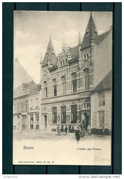 BOOM: L'Hotel Des Postes, Gelopen Postkaart 1902 (GA18945) - Boom