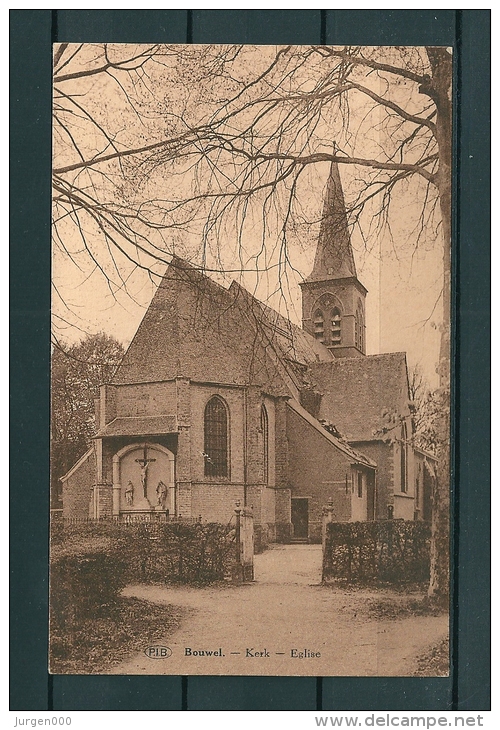 BOUWEL: Kerk, Niet Gelopen Postkaart (Uitg De Blende) (GA19021) - Grobbendonk