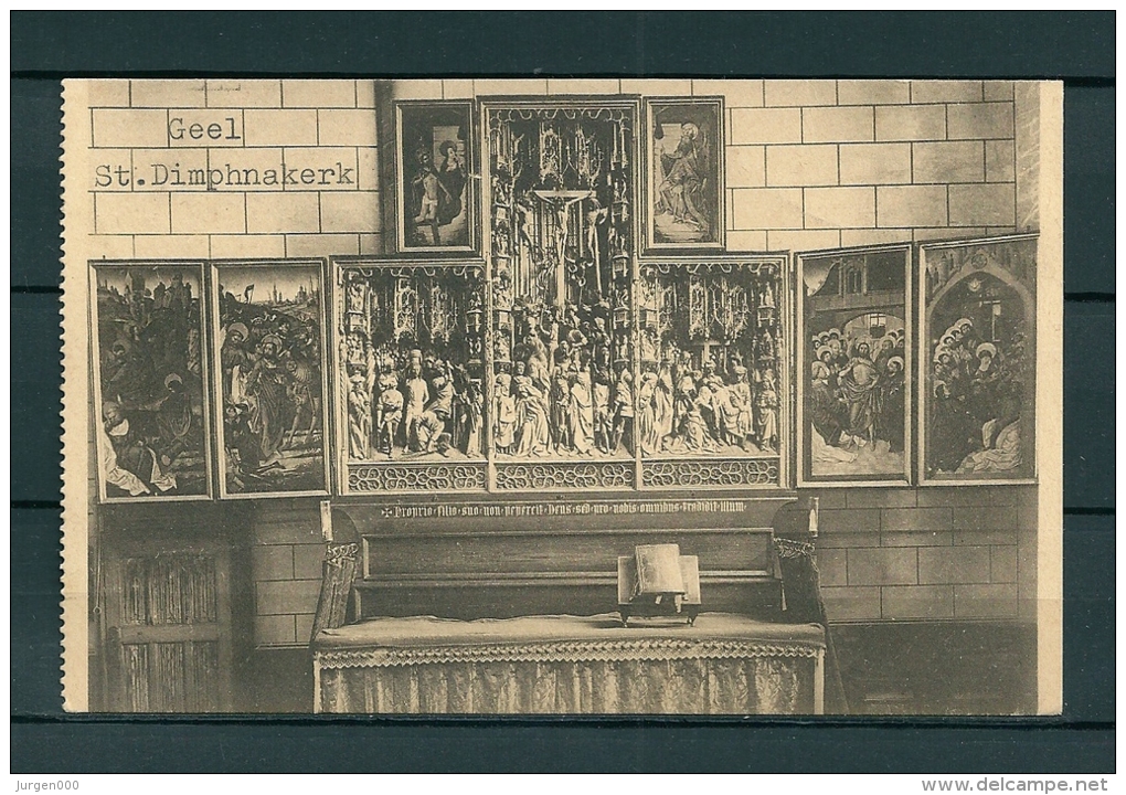 GHEEL: St Dimphnakerk, Niet Gelopen Postkaart (Uitg Mels) (GA19150) - Geel