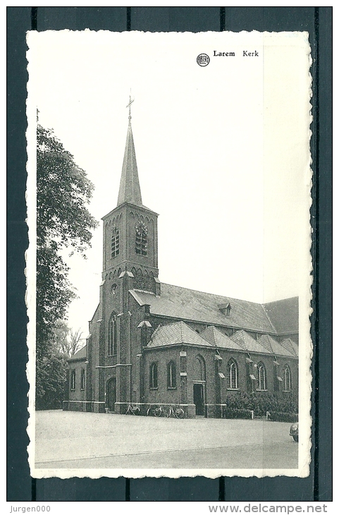 LAREM: Kerk, Gelopen Postkaart 1964 (Uitg Bens) (GA19185) - Geel
