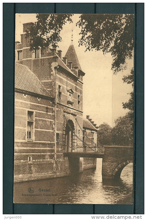 GESTEL: Ingangspoort Gestelhof, Niet Gelopen Postkaart (Uitg Van Den Broeck) (GA19207) - Berlaar