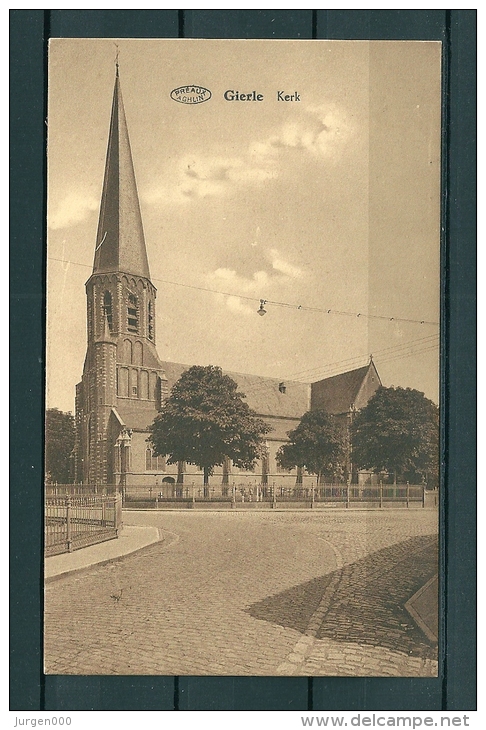 GIERLE: Kerk, Niet Gelopen Postkaart (Uitg De Peuter) (GA19210) - Lille