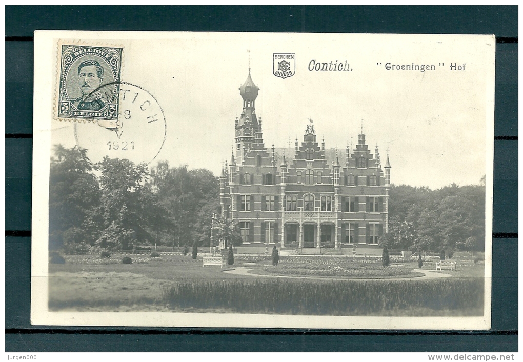 CONTICH: Groeningen Hof, Niet Gelopen Postkaart (GA19524) - Kontich