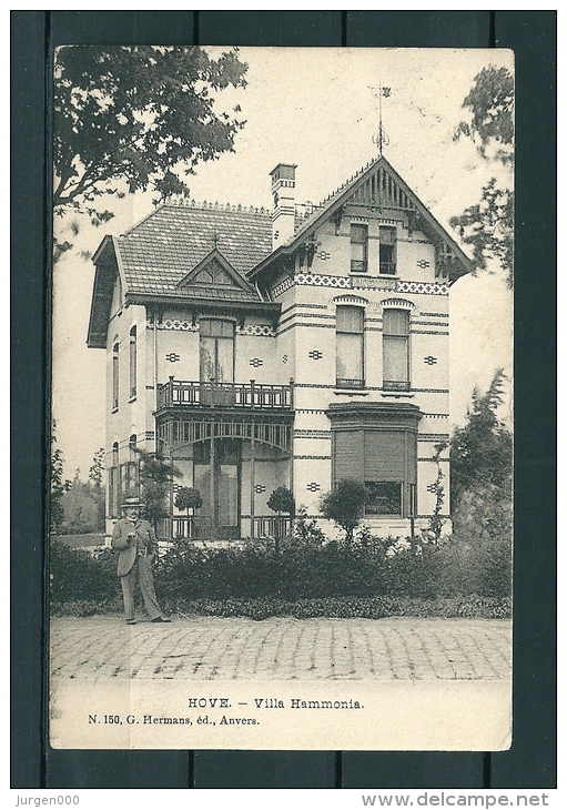 HOVE: Villa Hammonia, Gelopen Postkaart 1906 (Uitg Hermans) (GA19529) - Hove