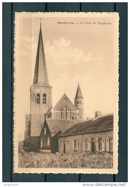 MORCKHOVEN: De Kerk En Omgeving, Niet Gelopen Postkaart (Uitg Van Olmen) (GA19639) - Herentals