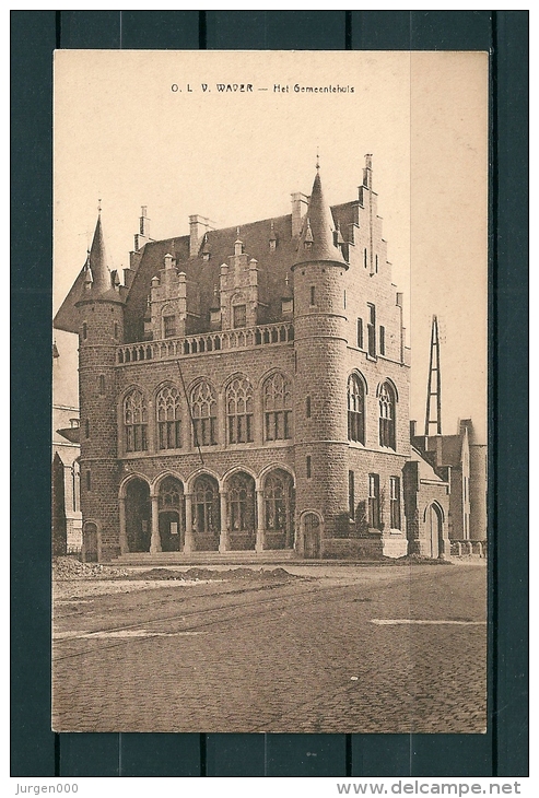 WAVER: Het Gemeentehuis, Niet Gelopen Postkaart (Uitg Desaix) (GA19690) - Wavre