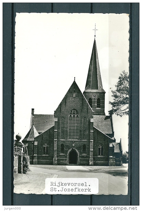 RYCKEVORSEL: St Jozefkerk, Niet Gelopen Postkaart (Uitg Meeuwezen) (GA19831) - Rijkevorsel