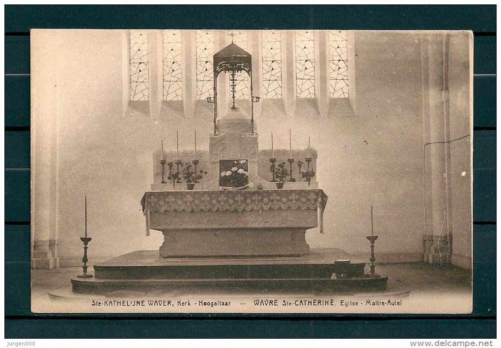 ST KATHELIJNE WAVER: Kerk Hoogaltaar, Niet Gelopen Postkaart (Uitg Desaix) (GA19873) - Sint-Katelijne-Waver
