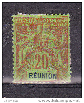 REUNION YT 38 Neuf - Unused Stamps