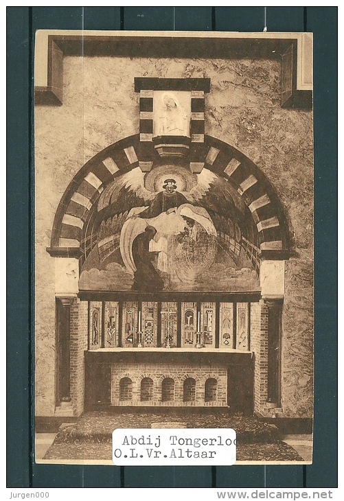 TONGERLOO: O.L.VR.Altaar, Gelopen Postkaart 1934 (Uitg Nels) (GA19926) - Westerlo
