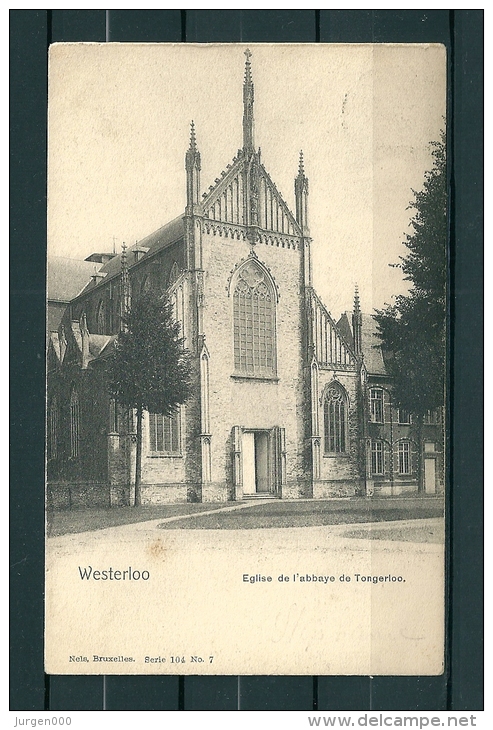 WESTERLOO: Eglise De L'Abbaye De Tongerloo, Gelopen Postkaart 1904 (Uitg Nels) (GA19929) - Westerlo