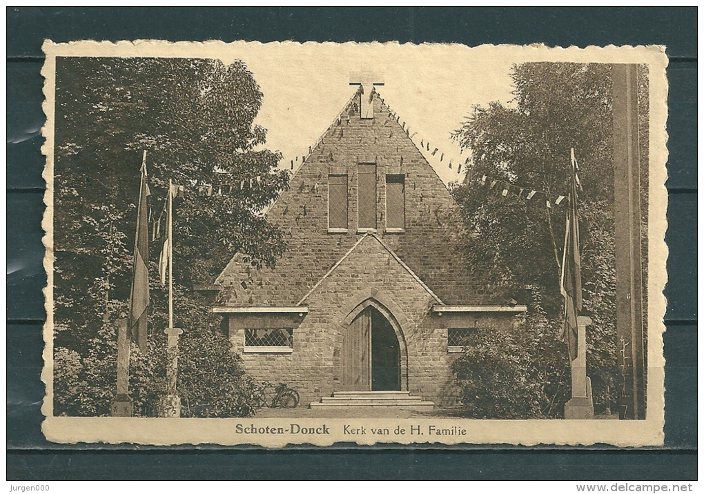 SCHOOTEN: Kerk Van De H.Familie, Niet Gelopen Postkaart (Uitg Van Heesch) (GA20457) - Schoten
