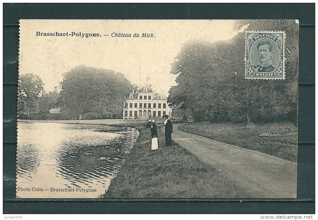 BRASSCHAET: Chateau Du Mick, Gelopen Postkaart 1921 (GA20568) - Brasschaat