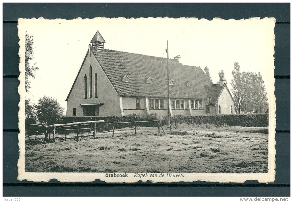 STABROEK: Kapel Van De Heuvels, Niet Gelopen Postkaart (Uitg Janssens) (GA20574) - Stabrök