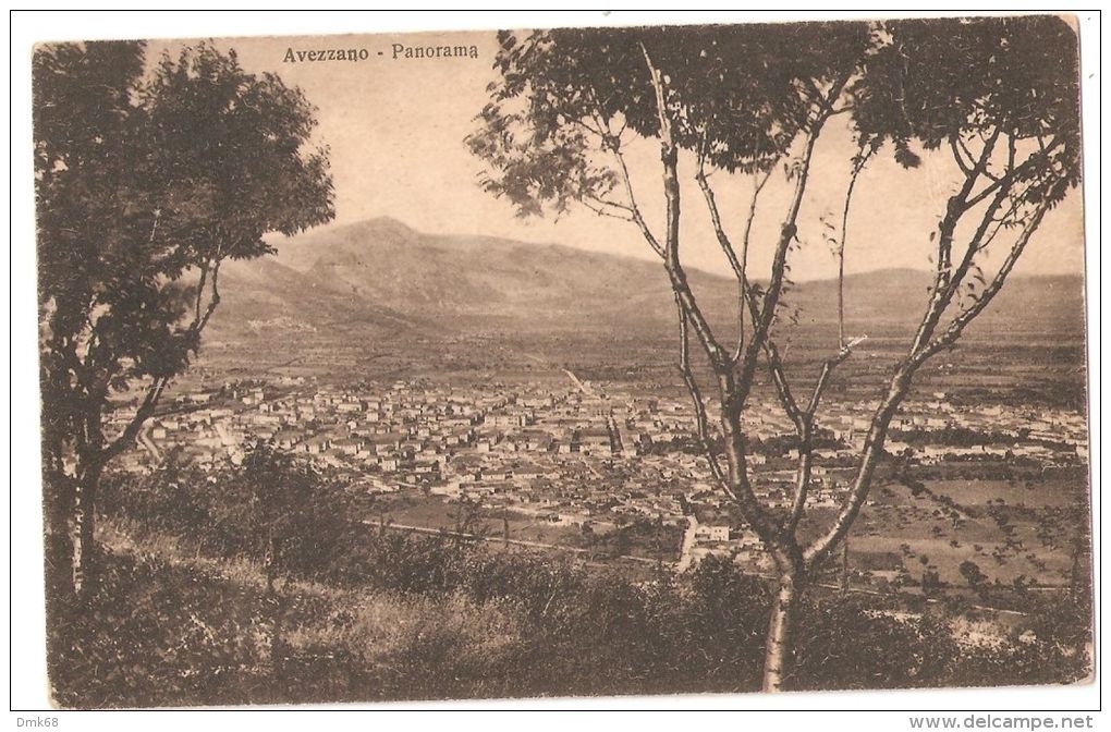 AVEZZANO ( L'AQUILA ) PANORAMA - EDZIONE SPALLONE - 1942 - Avezzano