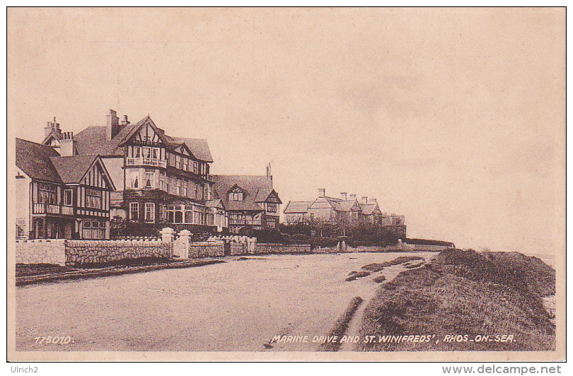 PC Rhos-on-Sea - Marine Drive And St. Winifred´s  (9526) - Other & Unclassified