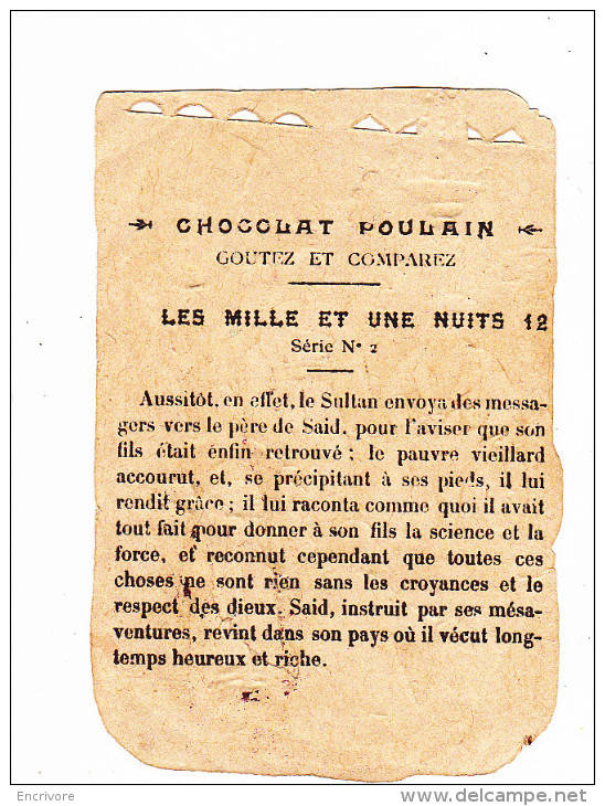 Chromo Chocolat POULAIN Les Mille Et Une Nuits Aventures De Said N°12 - Poulain