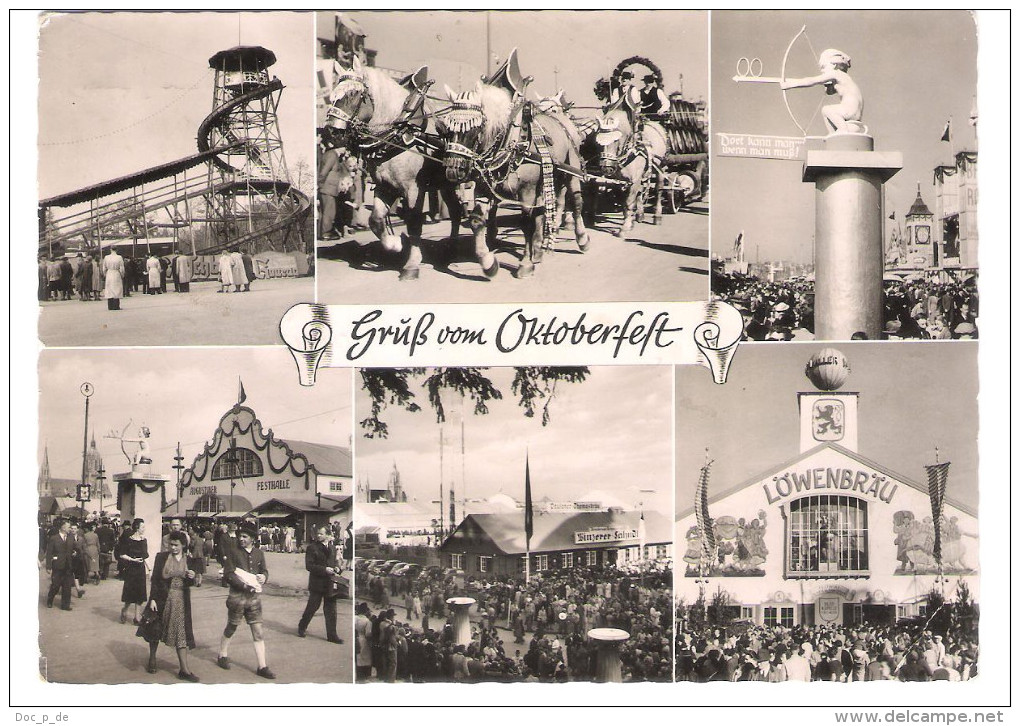 Germany - München - Oktoberfest - 1954 - Muenchen