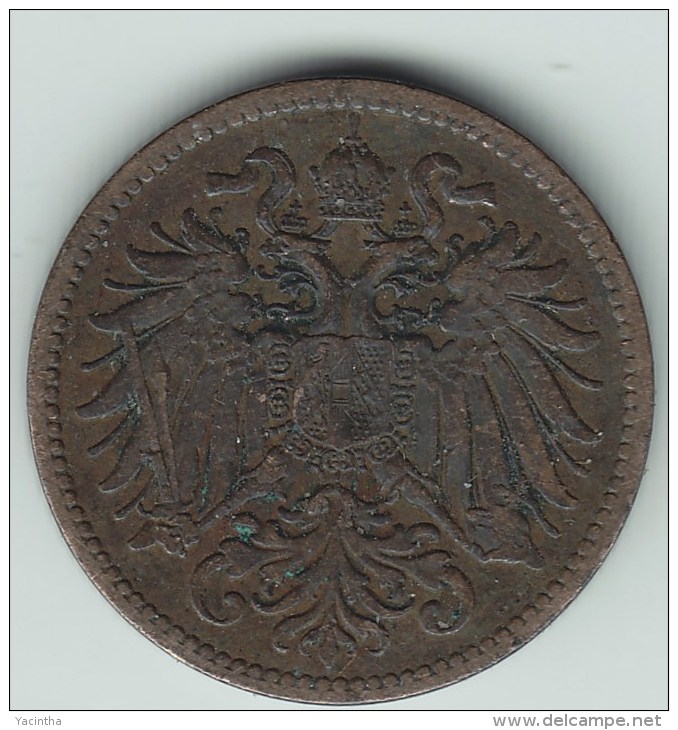 @Y@    Austria 2 Heller 1899   (2719) - Oesterreich