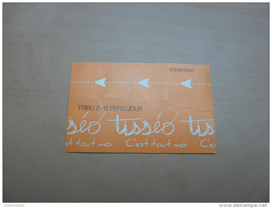 Ticket De Transport (Métro - Tramway - Bus) "tisséo TRIBU 2 - 12 PERS / JOUR" TOULOUSE (31) - Europe